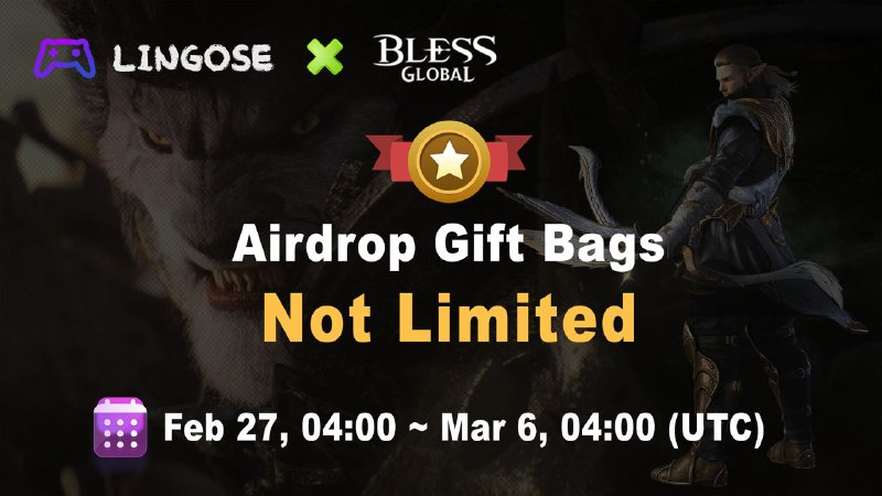 LingoseGame's tweet image. 🙌  #Giveaway 🎁Event with @BlessGlobal The first AAA #GameFi #MMORPG featuring immersive aesthetics.

⏰ Feb 27, 04:00 ~ Mar 6, 04:00 (UTC)
 
Join us now👉gleam.io/reVZG/airdrop-…

🔛 Airdrop Gift Bags 🎁 Not Limited 🥳