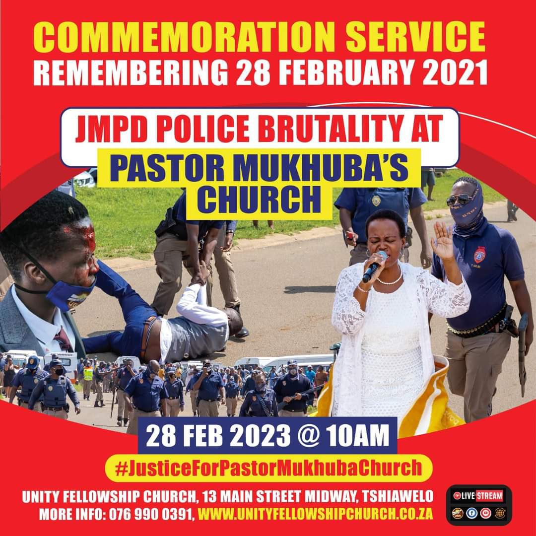 Kha2Makhado's tweet photo. #JMPDBrutalityCommemoration @CyrilRamaphosa @PresidencyZA @MYANC @Lesufi what is pastor Mukhuba’s crime? https://t.co/sbH0dfrWWt