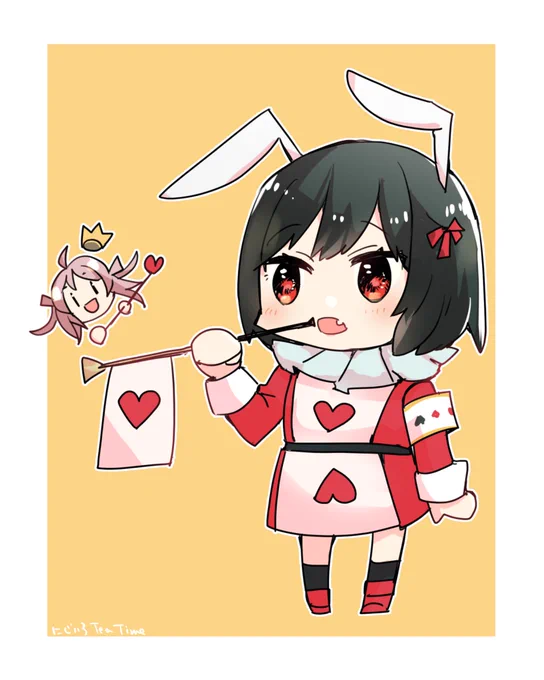 にじいろTeaTimeのランしおちゃんかわいいっすよね… #ランしお 
