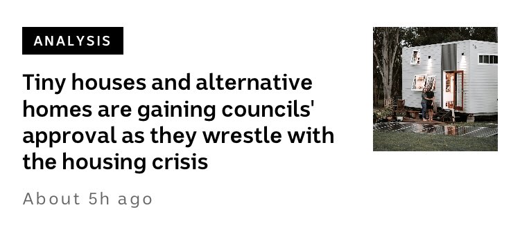 These stories are all on the ABC news homepage today