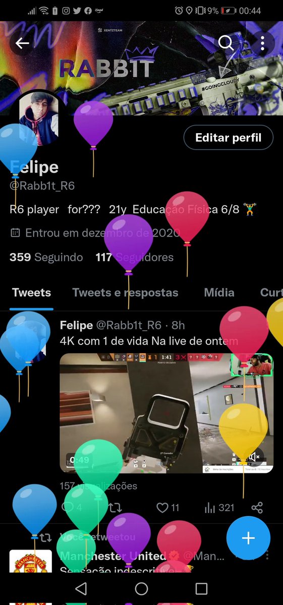 Rabb1t_R6's tweet photo. +1 ano, novo ciclo e sobem os balões https://t.co/7xQsJQJzE9