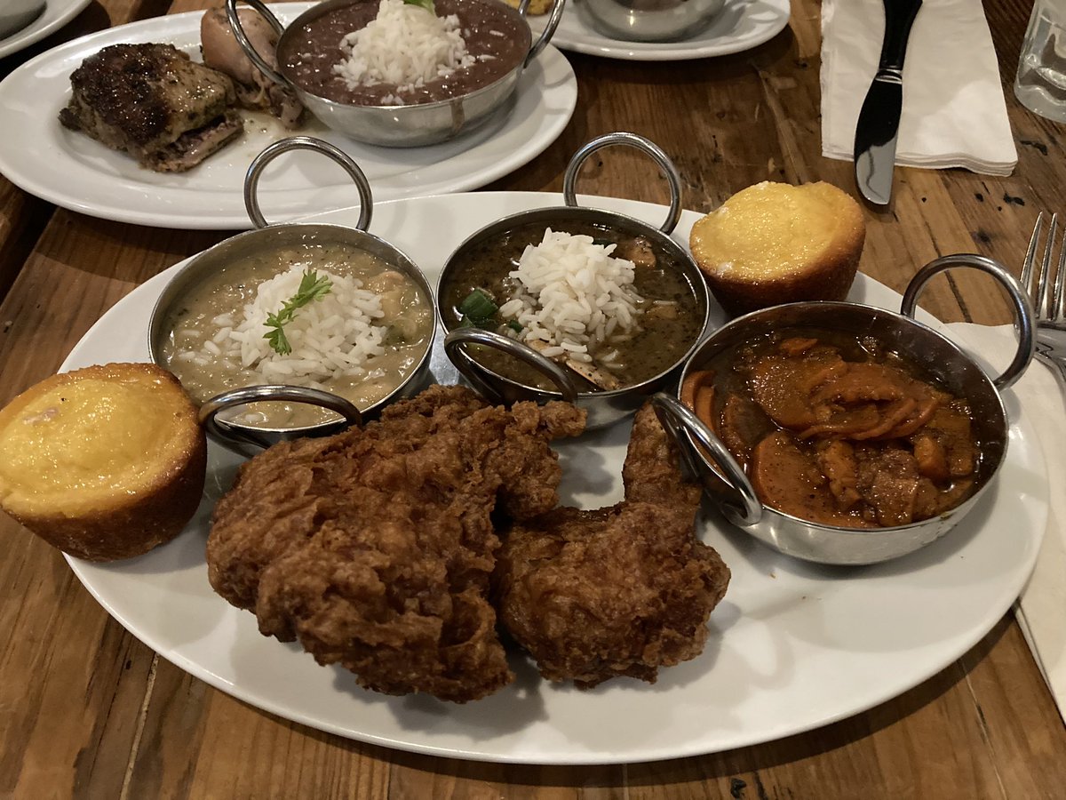 Having a taste of New Orleans at Willie Mae’s in Venice, CA.