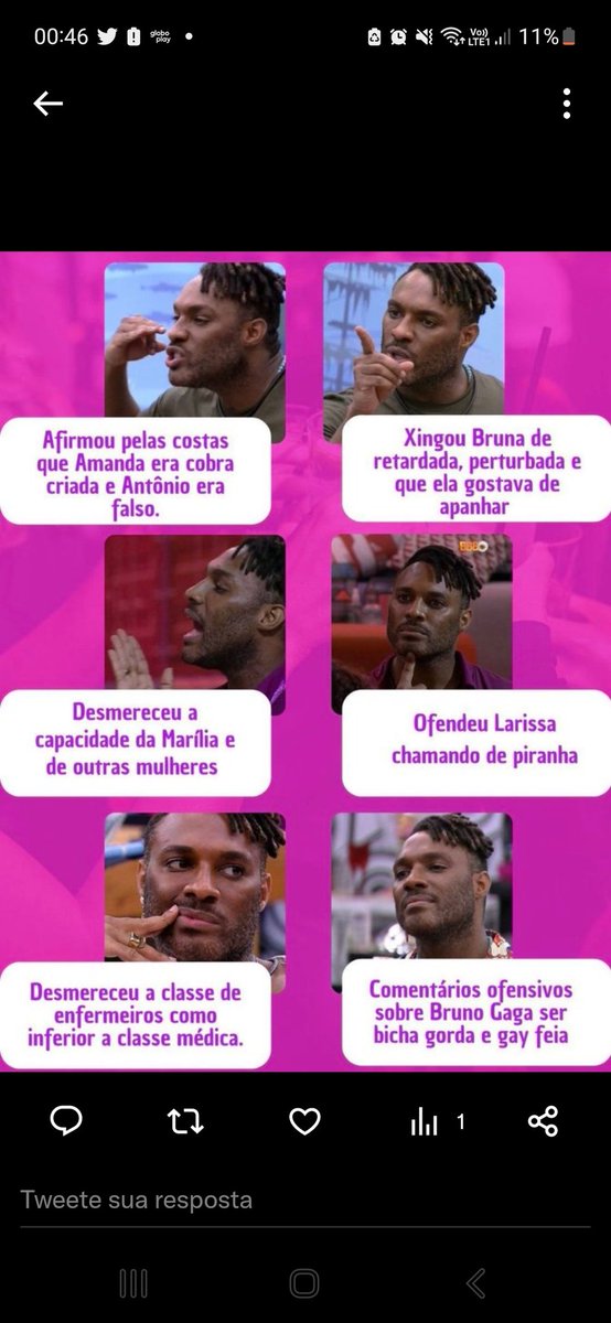 LourenoDa3's tweet photo. @centralreality Não digo nada!!!!!#ForaFredNicacio #forafred https://t.co/sNy85nKa4X
