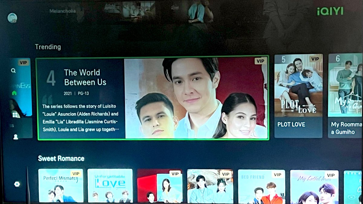 AldenTrendsOFC's tweet photo. ‘The World Between Us’ is now TRENDING on iQIYI at NUMBER 4!

We know what to do, ATeam! ☺️

@aldenrichards02 
#TheWorldBetweenUs 
#ALDENRichards https://t.co/hFDta4CrxR