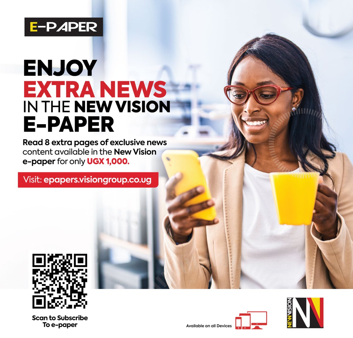 XfmUG's tweet photo. Step into the world of exclusive content for just Sh1,000! Enjoy a reading experience like no other with 8 extra pages of premium content, delivered straight to your phone, laptop, or any smart device. Subscribe now: https://t.co/nX2xoG2R2M📱
#VisionEpapers https://t.co/YTi85V7o6t