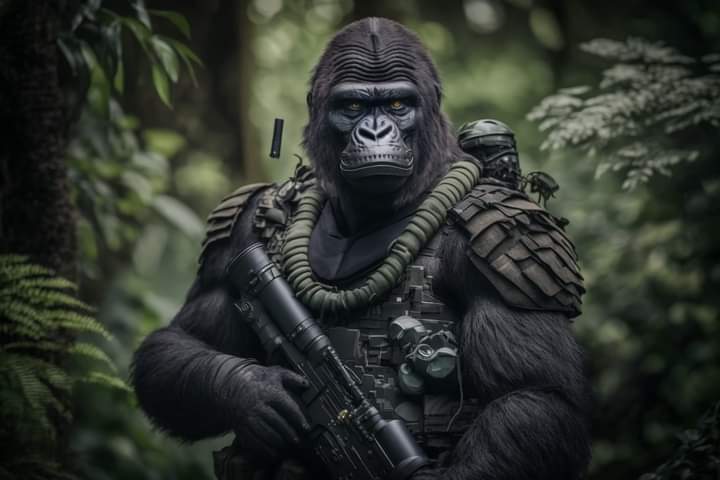 lubashivaya's tweet photo. #MetaPicks | #AiArt 
Curated by @Biz2022Meta

#Repost: Azlan Ibrahim 

Animal kingdom #warfare... whoever wins, we lose! 😬

[ what if animals could fire #guns? ] https://t.co/IzG6yZ1XPR