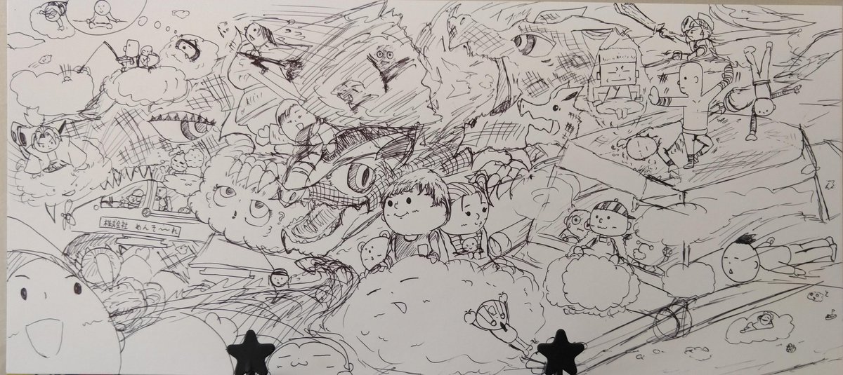 @Rau_pyonpyon 既にじゅうぶん上手だと思うけどなあ。動きとかよく描けてるじゃない。
さらに上手くなりたいなら上手な人の絵をトレースして真似して描いたりすると良いと思う。 