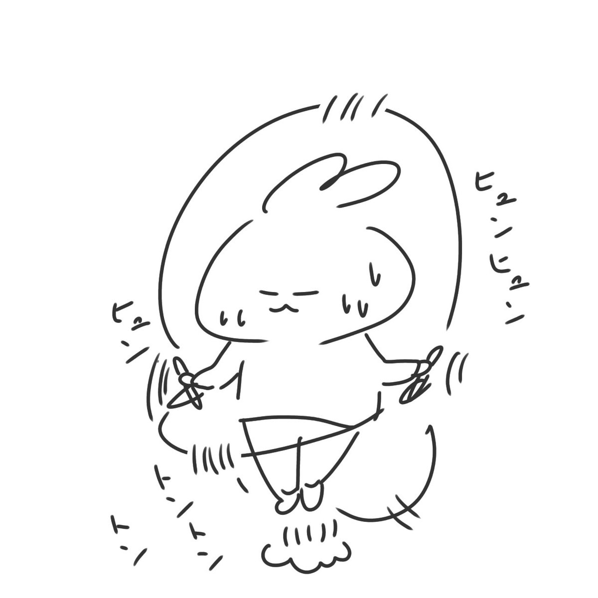 @Rau_pyonpyon 既にじゅうぶん上手だと思うけどなあ。動きとかよく描けてるじゃない。
さらに上手くなりたいなら上手な人の絵をトレースして真似して描いたりすると良いと思う。 