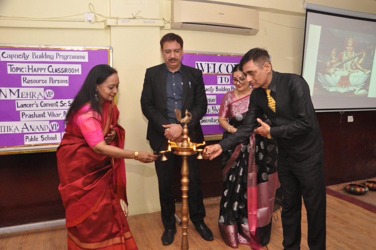prsdps2021's tweet image. #CapacityBuildingProgram #HappyClassroom
On Saturday, February 25, 2023  CBSE workshop conducted by the eminent resource persons Mr. J.N Mehra (V.P)Lancer's Convent Sr. Sec. School  &amp;amp; Ms. Ritika Anand (V.P)St. Marks Public School in the premises of S.D. Public School,Patel Ngr.