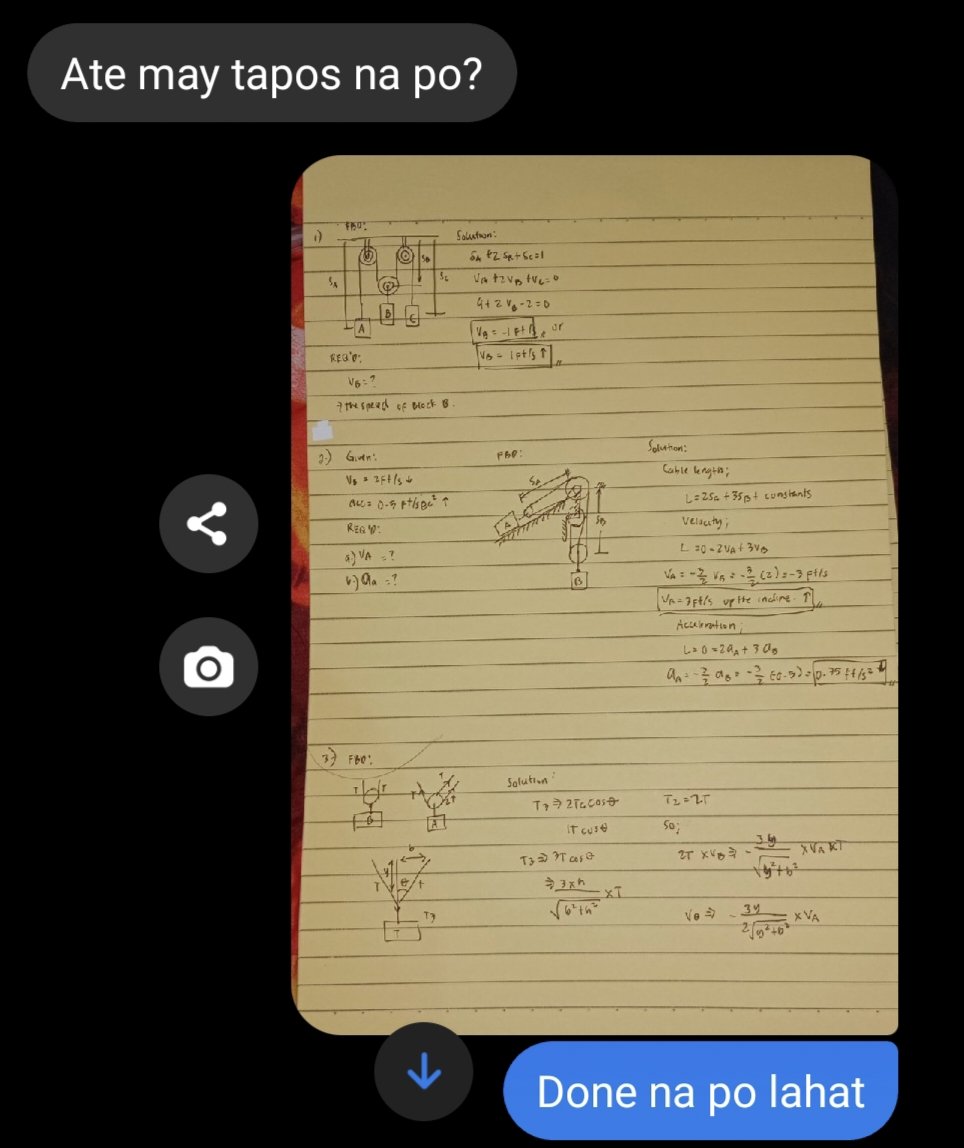 SATISFIED CLIENT AGAIN!!! SUBJECT: 3 PROBLEMS DEFORMABLE OF RIGID BODIES WITH COMPLETE SOLUTION AND DIAGRAMS!!! 🥰 THANK YOU FOR TRUSTING El Commish TILL OUR NEXT TRANSACTION 🫶

#ElAcadCommsFeedbacks