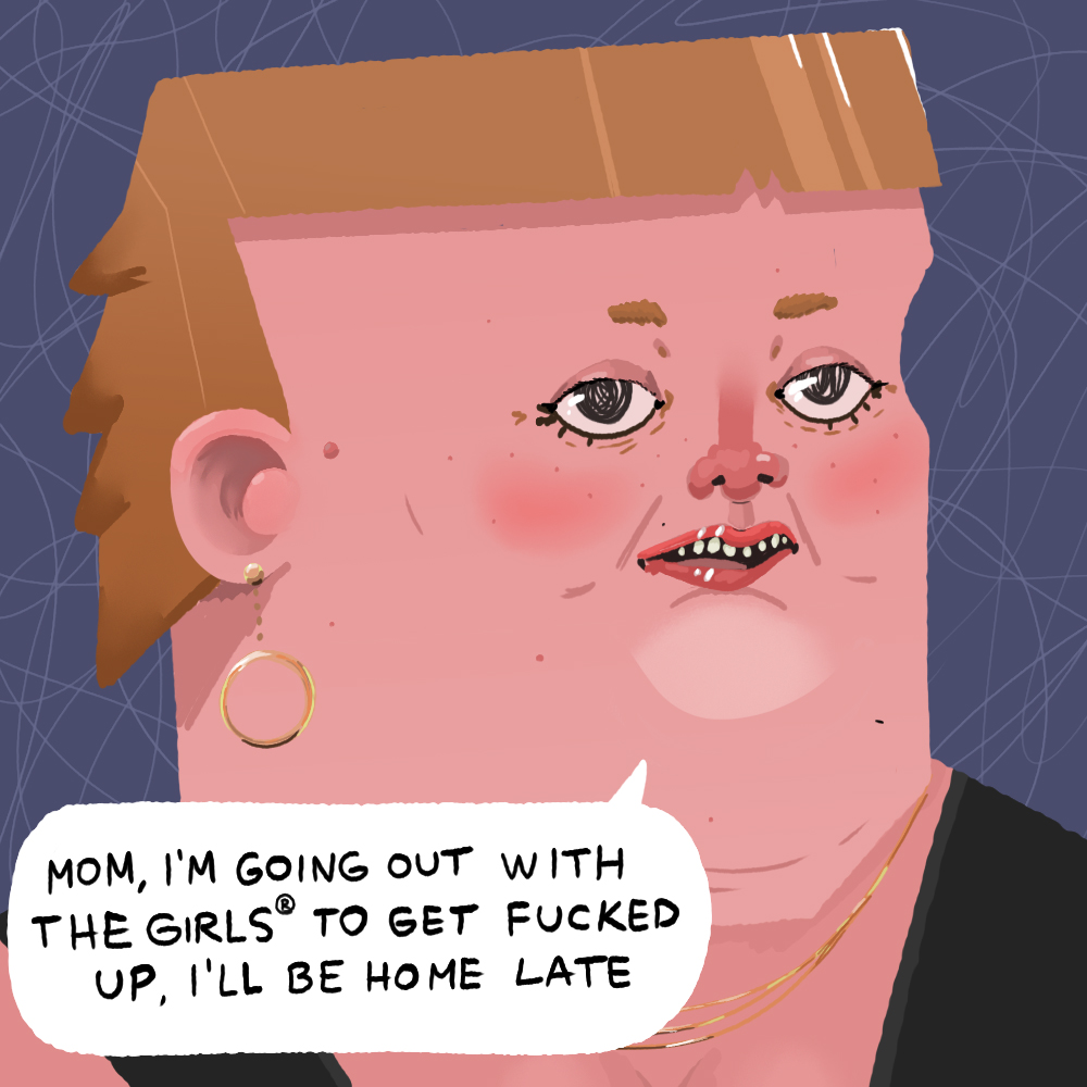 K1Cartoons's tweet image. Woman