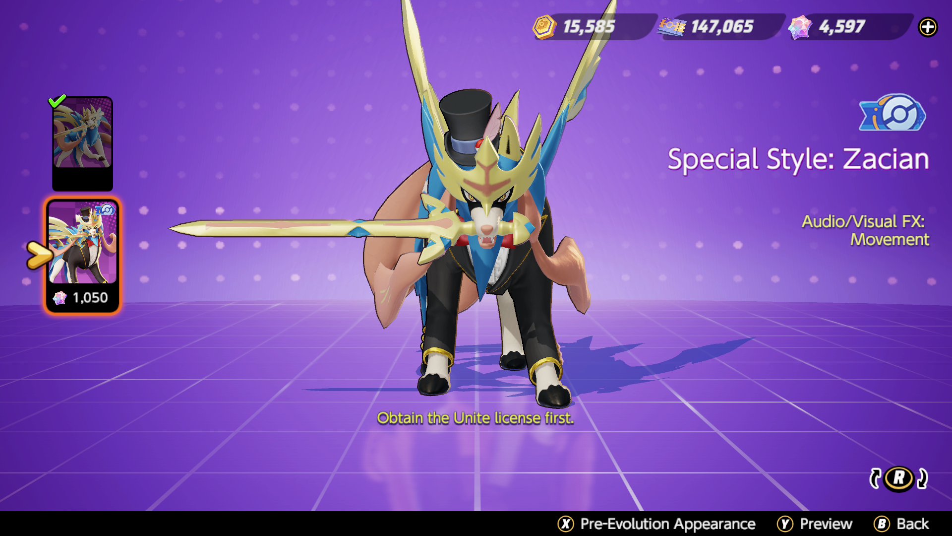 Serebii.net on X: Serebii Update: Multiple pieces of Holowear are now  available in Pokémon UNITE including Special Style for Zacian and Pink Unite  , Red Unite , and Blue Unite styles for