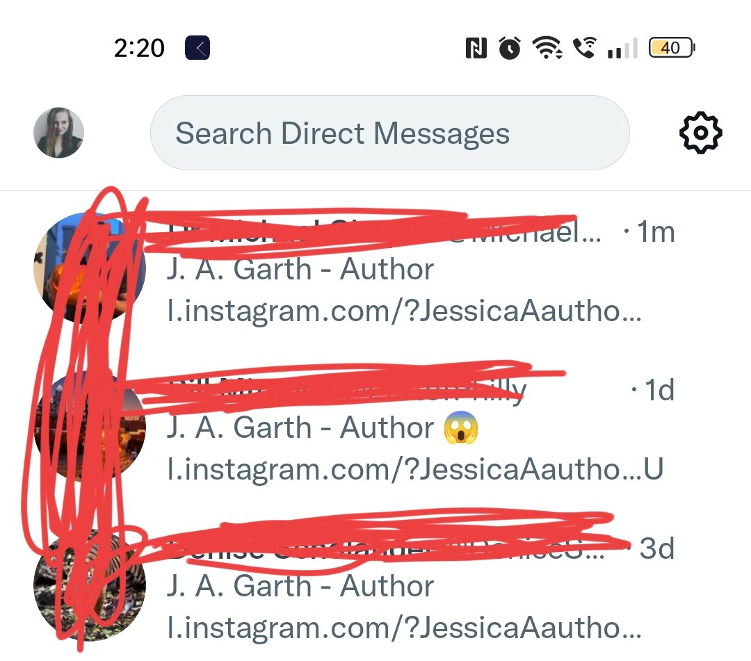 Hi #twitter is anyone else getting messages with these dodgy looking Instagram links to their "own" Instagrams?

I've been away a whole so I have no idea what the latest scams are 🙃

#scamprobably