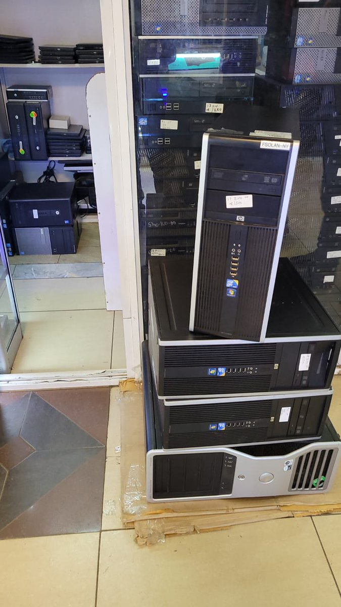 We have all types of Ex UK desktops. We also do software installation & maintenance. 
💥Friendly Prices 
💥Countrywide Delivery
 ☎️+254716410858 
Please Retweet
#MainaAndKingangi
#MwashumbeNaShugaboy
#CarabaoCupFinal
#MUNNEW
#MorningVybez
China Square