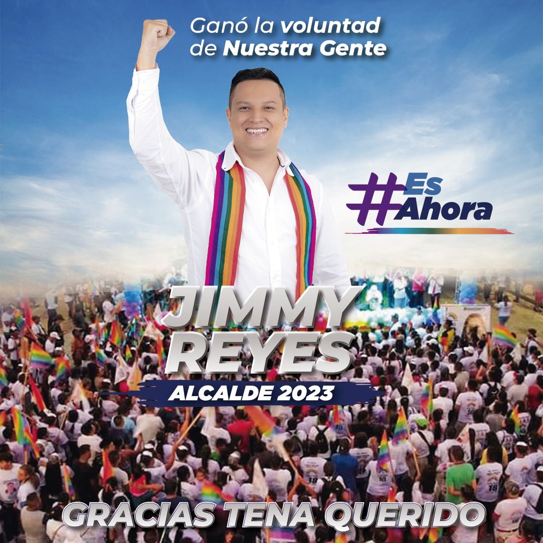 HAY UN SENTIMIENTO, HAY UNA PASIÓN, HAY UNA ESPERANZA, TODOS POR TENA, EN LA ALCALDÍA DE LA DIGNIDAD. #JimmyAlcalde