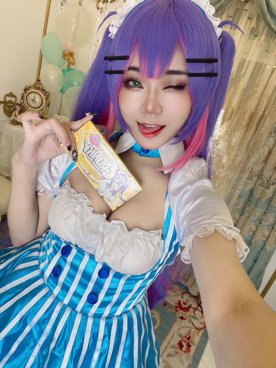 Catty0117's tweet photo. 羅森女僕Towa💜
#TOWART https://t.co/6d0rWbrq3w