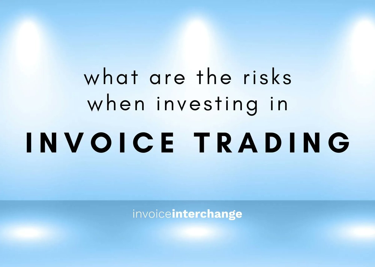 InvoiceInterchg's tweet image. Let&apos;s check out the risks associated with #InvoiceTrading to help you invest better. 

buff.ly/410Z3v6