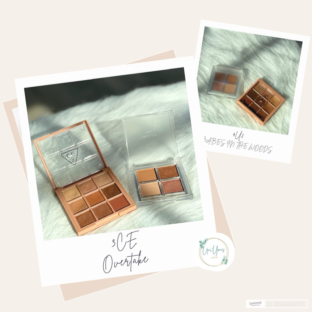 Umyours1919's tweet photo. ➿ อายแชโดว์ที่แทนกันได้ 

✔3CE muti eye color palette #overtake
พาเลทอายแชโดว์ ที่มี 9 เฉดสีในตลับเดียว มีทั้งเนื้อชิมเมอร์และเนื้อแมท พิกเมนท์ค่อนข้างแน่น เกลี่ยง่าย สีติดทนชัด ทุกสีสามารถใช้ เป็น everyday look ได้สบายๆค่ะ https://t.co/2tSSb4J3v8