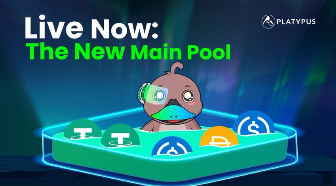 Yeni Ana havuzumuz yayında! 🫡
🔗 bit.ly/3Z3lRZT

#stableswap protokolümüz normal çalışıyor ve #gauges güncellendi! 

Yeni havuzlarımıza oy verdiğinizden ve  ve yeni farm APR'lerini kontrol ettiğinizden emin olun!💵

$AVAX $PTP #Avalanche