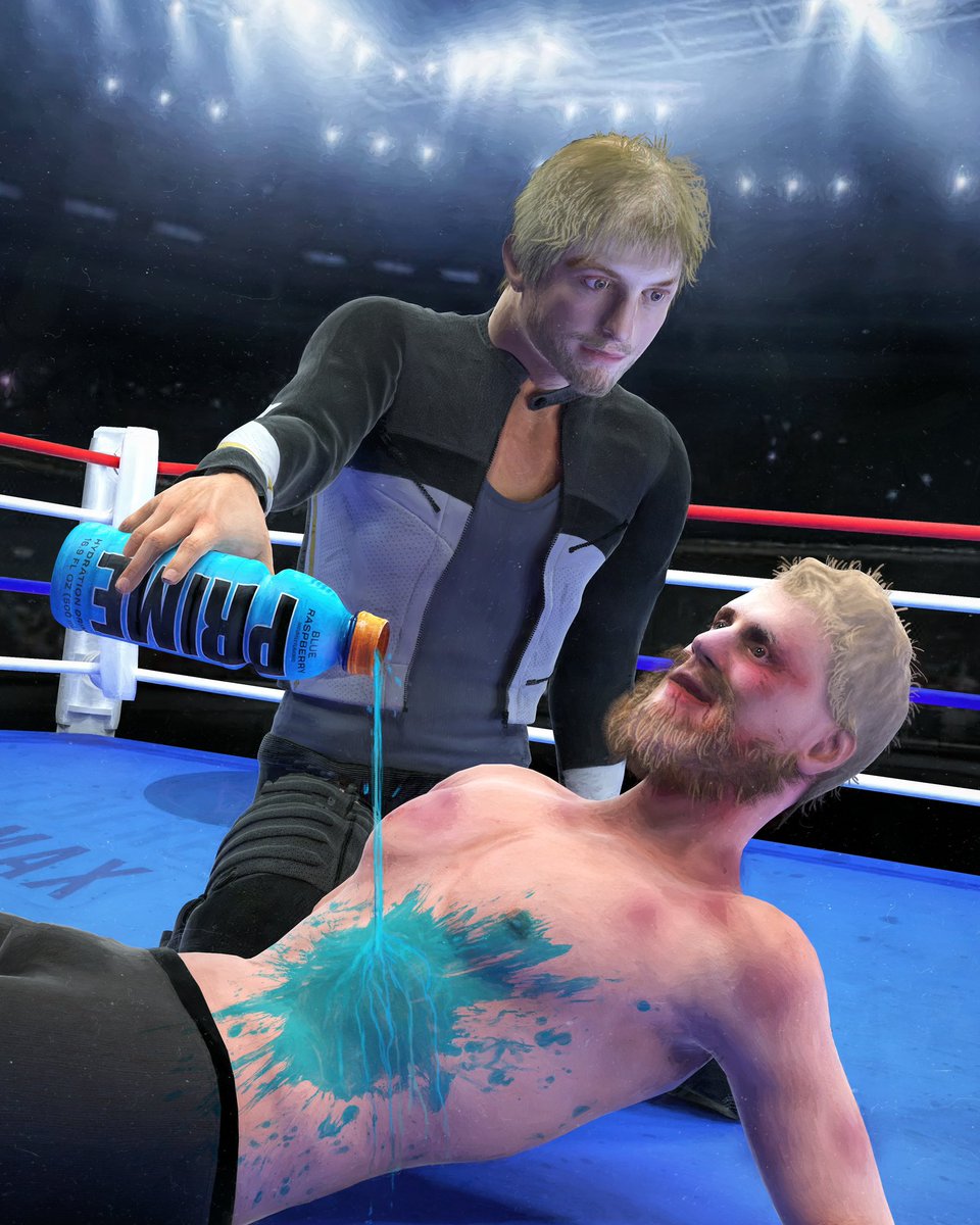 logan paul using the healing power of PRIME to resurrect his brother