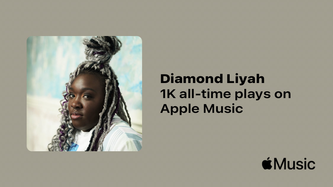 Diamond_Liyah's tweet photo. Just passed a new Milestone on @AppleMusic. Thanks for listening!
https://t.co/9AhW0BIh5J https://t.co/hAiwIOrhC9