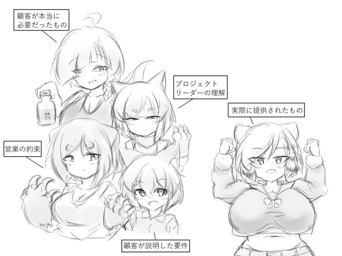 途中でネタに走ってしまった例 