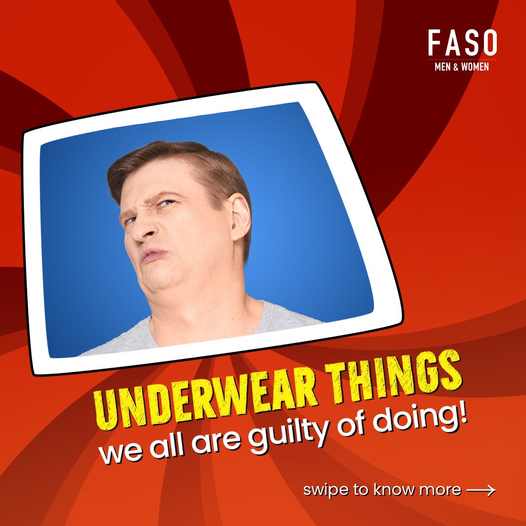 FasoClothings's tweet photo. Underwear crimes you should not be vulnerable to. 
It's time to switch to FASO’s pure organic Cotton and Micro modal fabric innerwear! 
#FASO #LivetheFASOLife #FASOInnerwear #Organiccotton #Micromodal #Fabric #FASOCollection https://t.co/ExIZPsgBlw