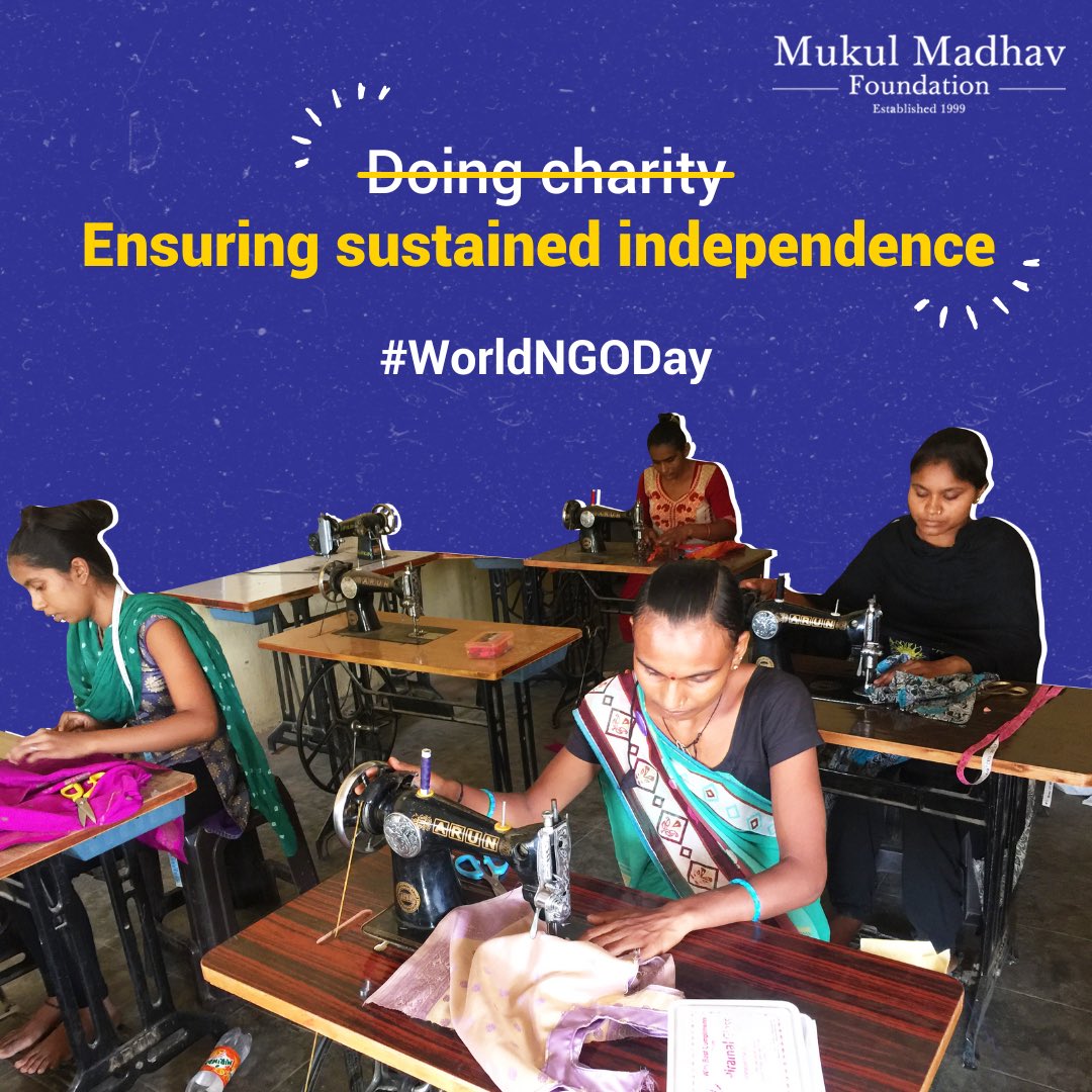 _mukulmadhav's tweet photo. The little things that make us who we are! This #WorldNGODay, we celebrate every #teammember, #partner, #communityworker and #well wisher who has supported us in our 25 year journey of making an #impact! 

#MMF #NGO #SocialImpact #MakeAChange https://t.co/a8YNebqvKW