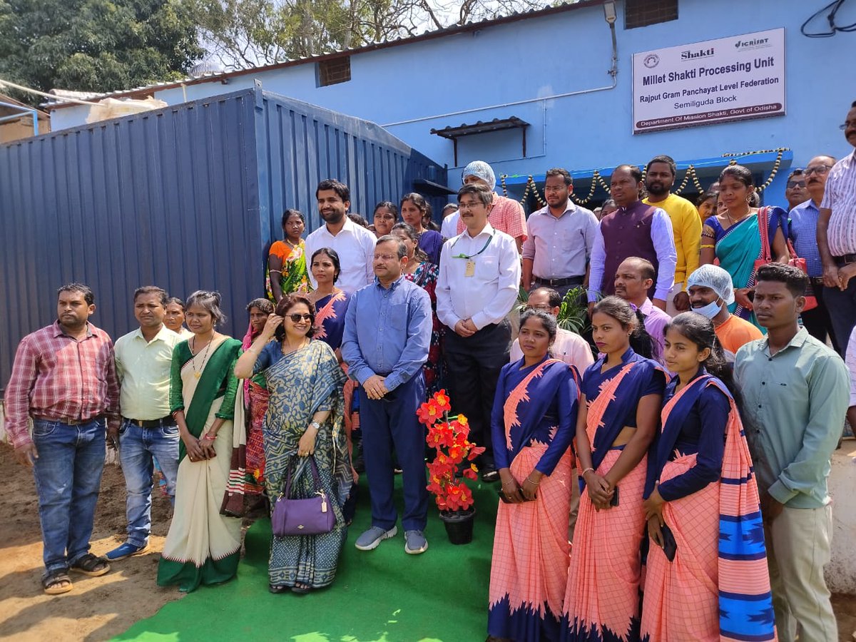 ZP_Koraput's tweet photo. Sri Suresh Chandra Mahapatra, IAS Chief Secretary,Odisha inaugurated millet processing unit at Rajput GP Semiliguda block @PRDeptOdisha @dmkoraput https://t.co/BDPduOpdsA
