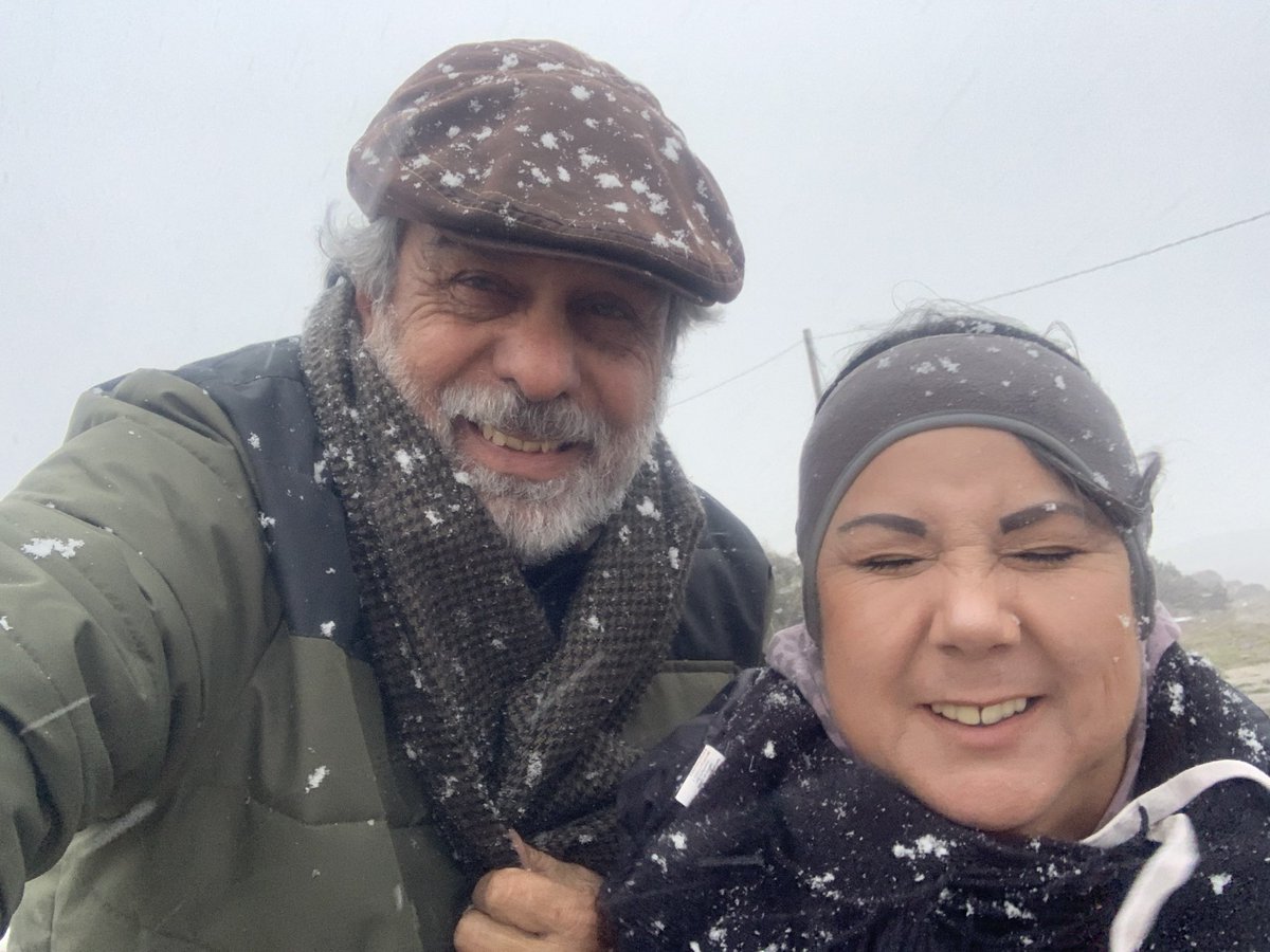 Disfrutando el frío de Baja California, saludos tweeterland. 😜