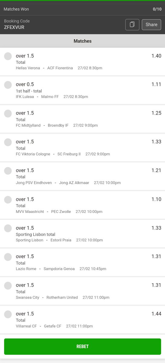 Monday Train
1.5 Over
Link👉odibets.com/share/ZFEXVUR

#KIBURIFC #Natembeya #saintMaximin #Harrykane #chinasquare #kitale #nyamakima #Dalot #NigerianElectiona