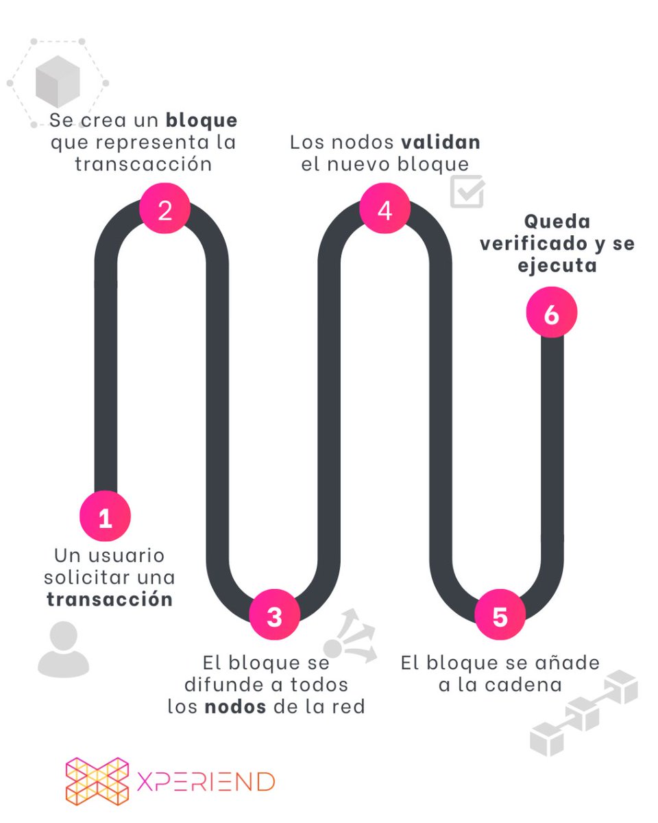 Xperiendtoken's tweet photo. ¿Conoces el concepto de blockchain? Te lo explicamos de forma muy sencilla para que lo entiendas 😜
#xperiend #blockchain #BSC #criptomonedas https://t.co/U8ojLqgBaw