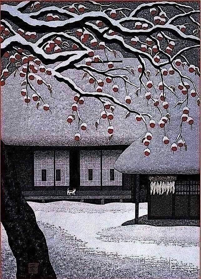 'Sudden Snow'. Ōtsu/Ohtsu Kazuyuki. 1954
