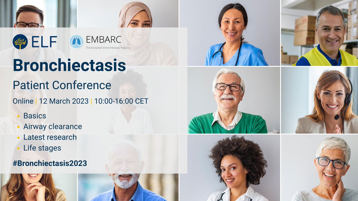 EuropeanLung's tweet image. Are you affected by #bronchiectasis? Do you want to learn more about this condition? 

Join the #Bronchiectasis2023 Patient Conference to get up-to-date information on bronchiectasis from patients and medical experts. 👇🏼 

 @EMBARCnetwork @bronchiettasie 

europeanlung.org/en/get-involve…