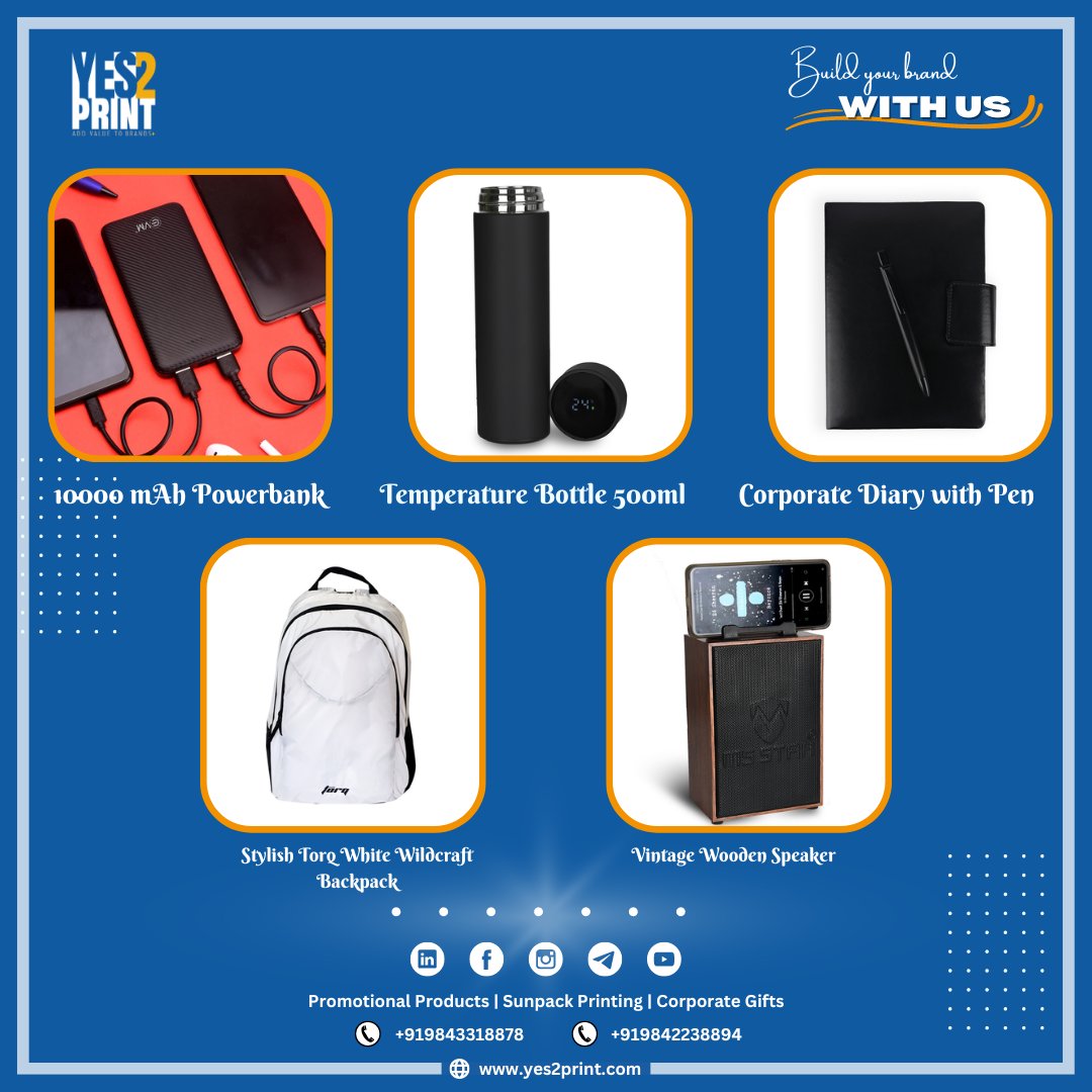 Spread the warmth of your business relationships with our top-quality corporate gifts. 🎉

Ph: 9843318878
W: yes2print.com
E: Sales@yes2print.com

#giftideas #gifts #businessgift #giftingideas #gifting #giftingsolutions
#buygiftsonline #buygifts #promotionalgifts