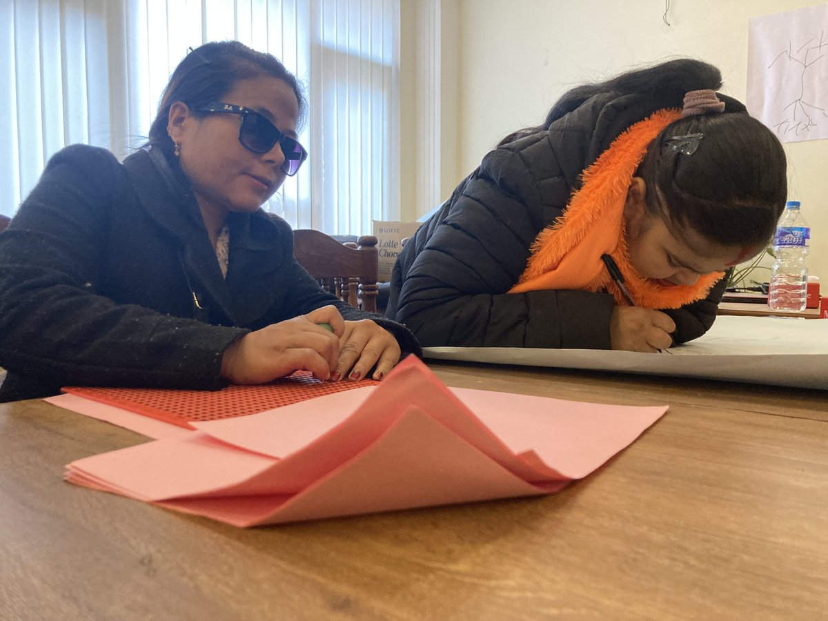 PahichanNepal's tweet photo. Group work to focus on problem and issues by Women with disability’s leaders from different provinces, initiated by Pahichan Nepal
#pahichannepal
#womenwithdisability
#problemandsolution
#groupwork https://t.co/INbmFE9CIF