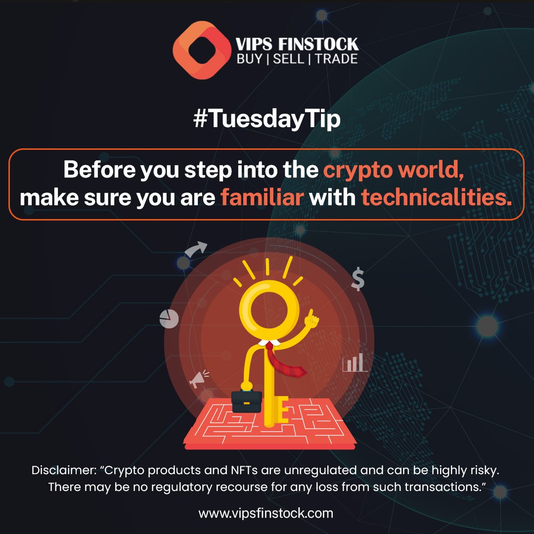 VIPS_Finstock's tweet photo. We say it so because the crypto world is a complex one and uses its own vocabulary. And being familiar with technical processes will aid you in making better decisions.
#crypto #bitcoin #btc #dyor #vipsfinstock #vipstoken #TuesdayTips #TuesdayThoughts https://t.co/86Xnzs1ZWV