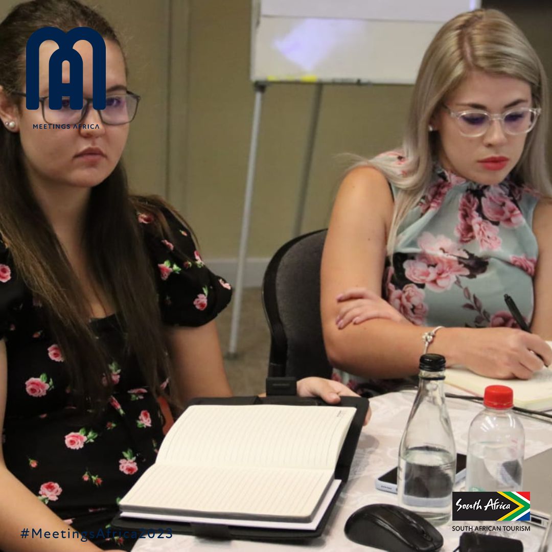 SATravelTrade's tweet photo. This session aims to educate students as well as entice them toward career opportunities in the business events industry. #MeetingsAfrica2023 #VisitSouthAfrica https://t.co/HZF77WM1l6