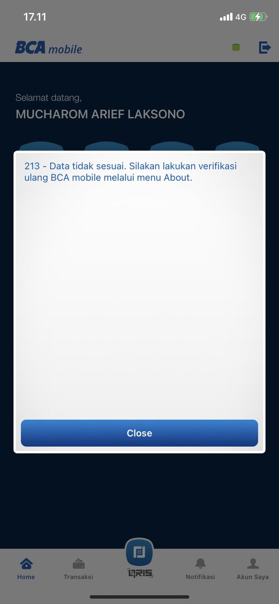 romizuka's tweet photo. Ini kenapa si BCA errornya di jam2 transaksi.. ga bisa apa nnti tengah malem gitu 😩😩😩😩 #bcaerror https://t.co/FEWTVHIVzJ