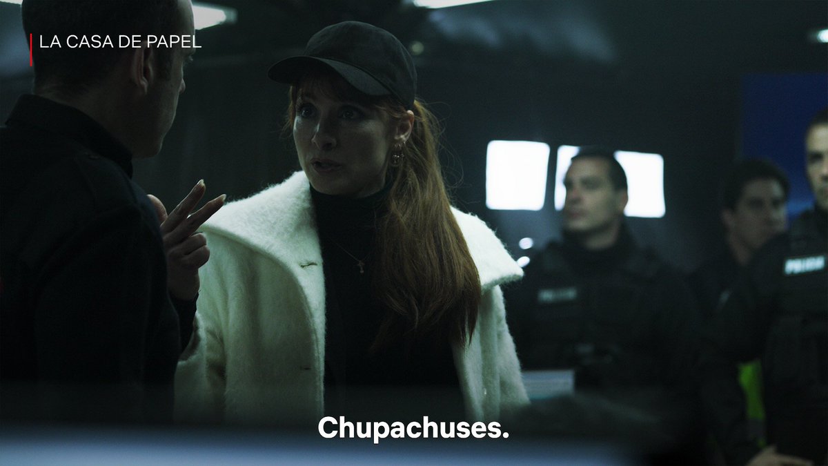 NetflixES's tweet photo. ¿Cuándo acaba la obsesión por Alicia Sierra? #LaCasaDePapel https://t.co/CtCwnCJVY1