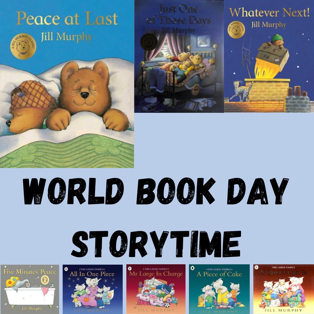 Join us on Wednesday 1st March for a very special interactive World book day Storytime. We will be reading Peace at Last (with the help of some friends) as well as other Jill Murphy books!
So come and join us!
<a href="/SurreyLibraries/">Surrey Libraries UK</a>
 #Godalming