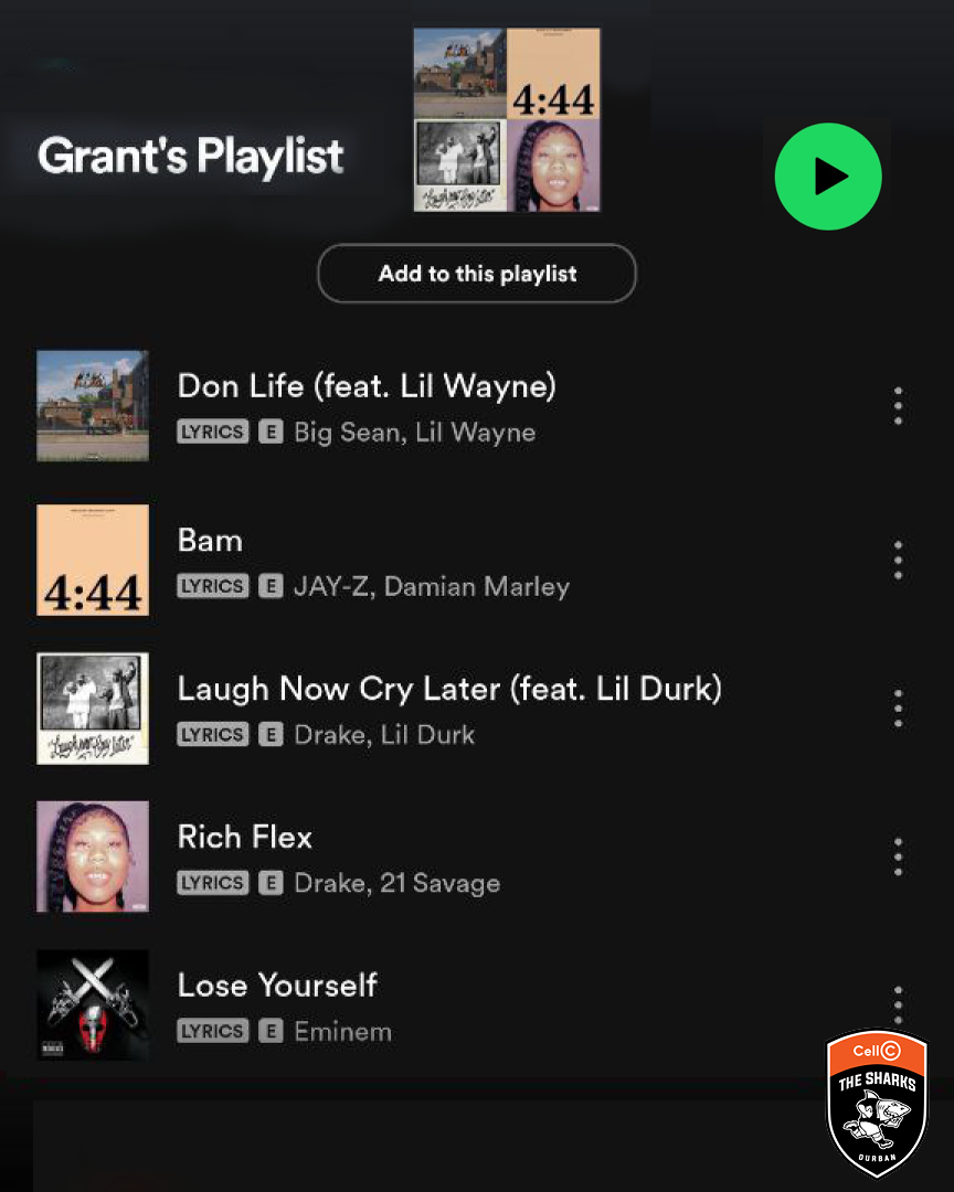 Hype playlist 🔀

#FearTheFin