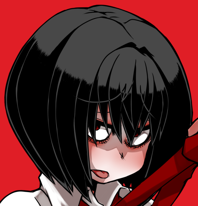 「ミディアムボブなら前下がりに限る(諸説あり)。#ミディアムボブ#前下がりボブ 」|あやめのイラスト