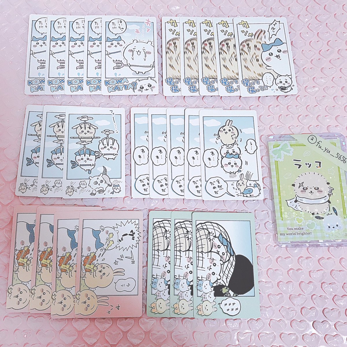 fu_yu__5656's tweet photo. ちいかわ スナップマイド スナマイ

譲✧︎写真1~4枚目
求✧︎ラッコ(単体)or定価＋送料

1枚目は交換優先で譲渡の場合は1枚につき2~3枚目から1枚＋4枚目から1枚以上（計3枚〜）お迎えください。
2~4枚目は交換優先で譲渡は1枚〜可能です。
いずれも交換または纏めての方を優先させていただきます。 https://t.co/dAP58IYWiy