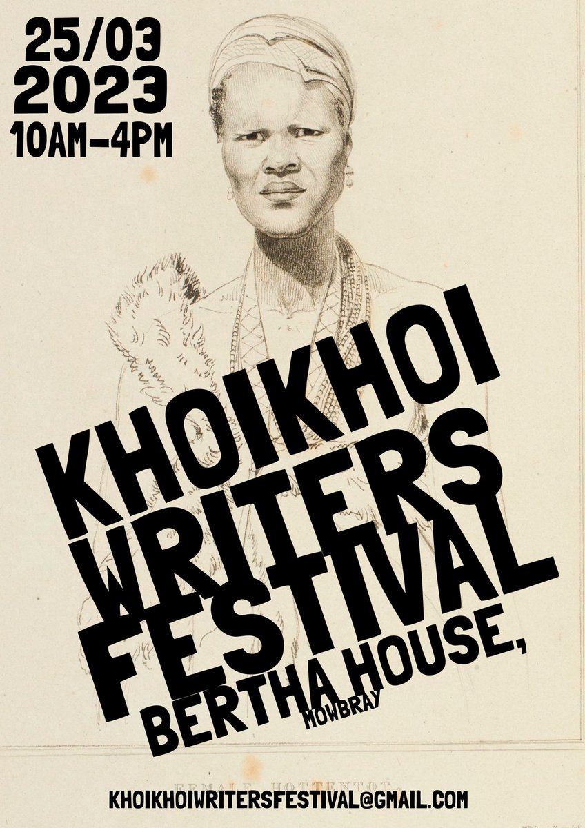 ToroxaD's tweet image. #KHOIKHOI writers festival 2023
#FIRSTPEOPLE #SouthAfrica #Namibia #Botswana #KHAIMA
@MisgaWarrior @u_TheAbsurdist @VisitConHill @nalibaliSA @SABreakingNews @SABC_2 @Abantu_ @book_capital @ExclusiveBooks @bookdash @klyntji @JIAS_UJ @UCTLibrary @GlobLangRights