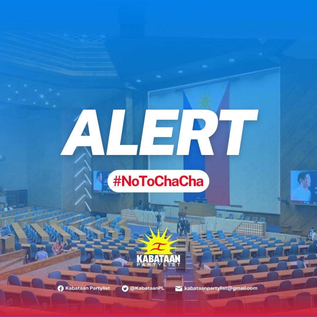 KabataanPL's tweet photo. ALERT: Aprubado na ang Constitutional Convention Bill sa Committee on Constitutional Amendments sa Kongreso.
Dalawang mambabatas lamang na miyembro ng kumite ang bumoto ng NO - si Cong. Arlene Brosas at Cong. Paul Daza. https://t.co/P2TxsMuvxz