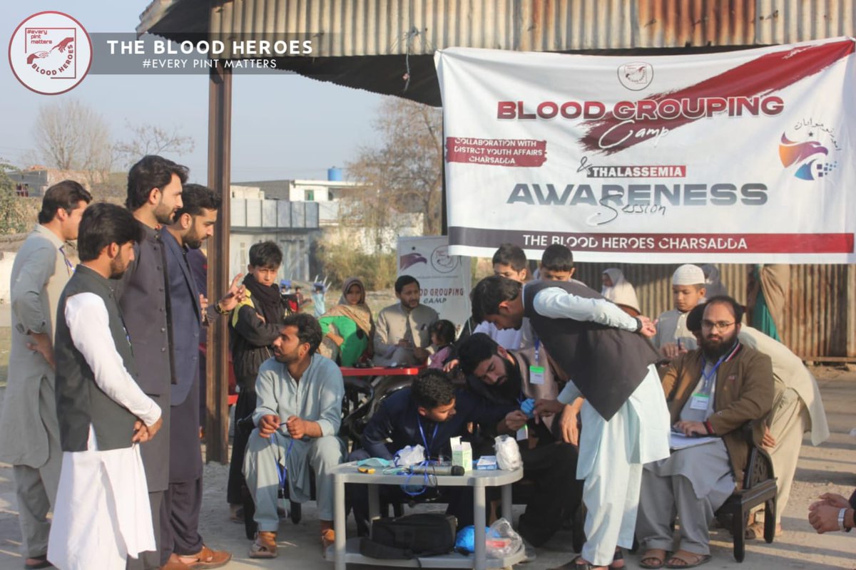 MardanTbh's tweet photo. Today TBH Mardan Arranged Blood Grouping Camp &amp; Awareness Session at Itifaq Medical Center Thaktbhai, The Blood Heroes Tehsel Team Takhtbhai also join us. 
Awareness Walk Shop to Shop &amp; Donors Registration Drive, and alhumdulillah the Event was Successfully Held 🌟 https://t.co/uAJ9l7KvMT