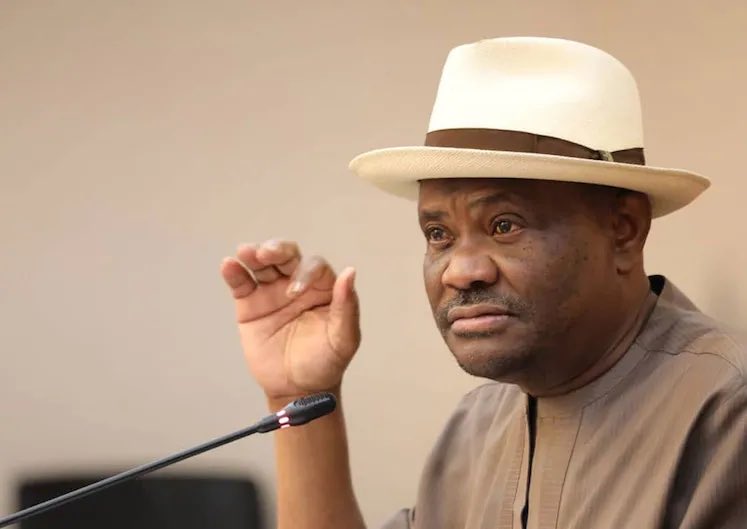 firstladyship's tweet photo. We reject Rivers state results collated under duress &amp; at gunpoint. Wike compromised all the results. He threatened to kill INEC officers if they didn’t declare the presidential results in Tinubu’s favor. LP totally rejectS Rivers state results. @GovWike must appear at the HAGUE. https://t.co/g7lClvjJrq