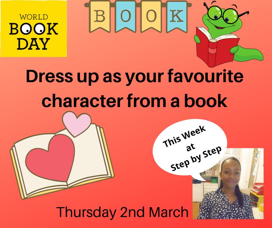stepbystepSE13's tweet photo. #WorldBookDay #WorldBookDay2023 #stepbystepdaynursery #hithergreen https://t.co/ukyV9Ycz1V