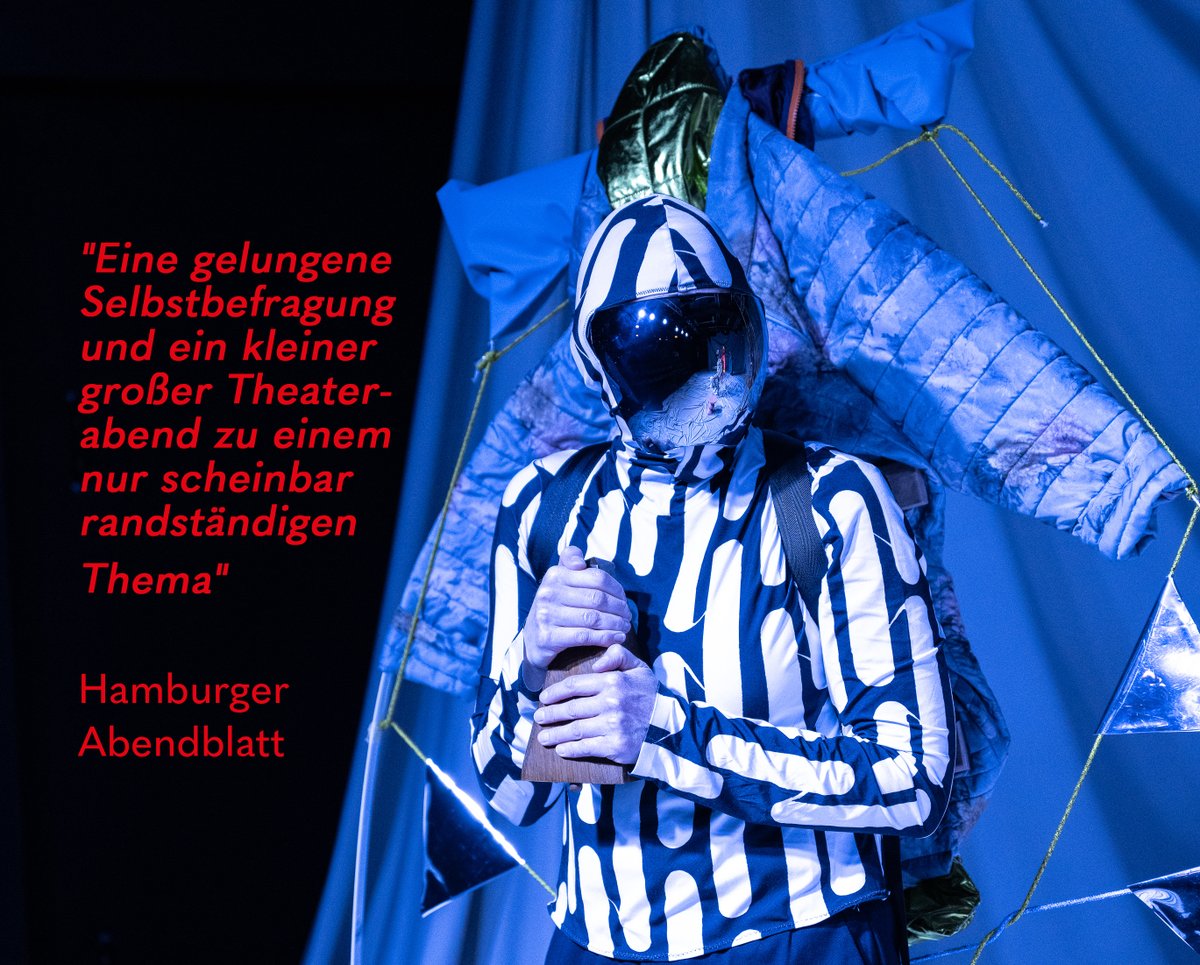 TeamHelge's tweet photo. Das sagen die Kritiker:innen von @nachtkritik, @abendblatt und @theatermagazin. Wir spielen wieder von Donnerstag bis Sonntag (2.-5. März 2023) im @LICHTHOFhamburg. Kommt vorbei! https://t.co/2idh9iiLWr